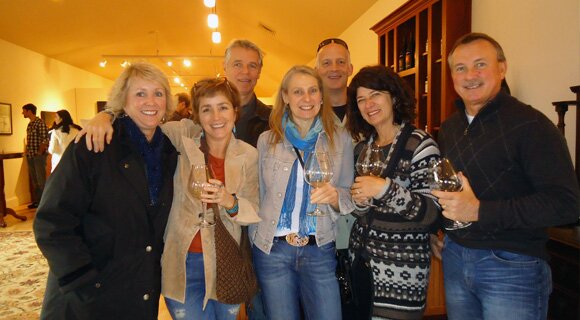 Kelly celebrates her birthday with her friends in the Willamette Valley.